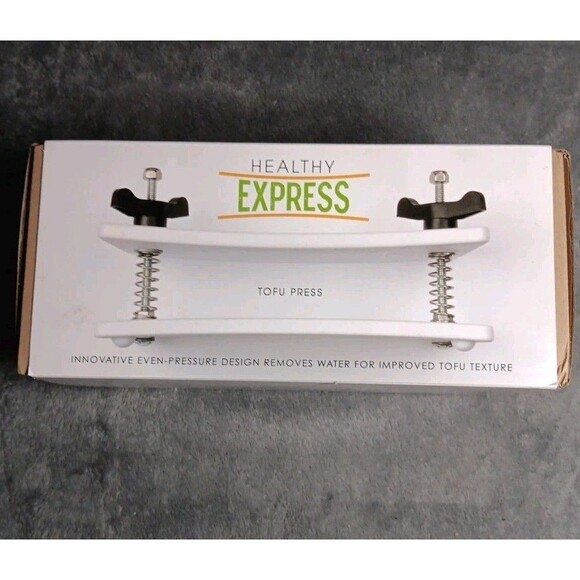 Extra Firm Tofu Press by Healthy Express - Premium curved plates - Picture 2 of 7